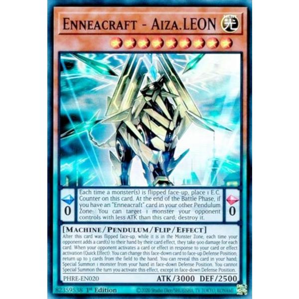 遊戯王 PHRE-EN020 糾罪巧−Ａｉｚａβ．ＬＥＯＮ (英語版 1st Edition スーパ...