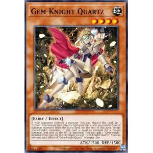 遊戯王 POTE-EN020 ジェムナイト・クォーツ Gem-Knight Quartz (英語版 1st Edition スーパーレア)｜lead-netstore
