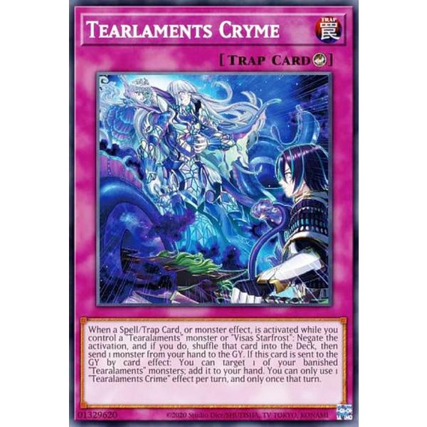 遊戯王 POTE-EN073 壱世壊に澄み渡る残響 Tearlaments Cryme (英語版 1...