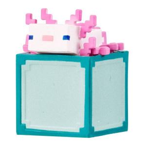 【Axolotl ＆ Sea Lantern(ウーパールーパー＆シーランタン）】MINECRAFT(マインクラフト) ならぶんです。6 蓄光ver.