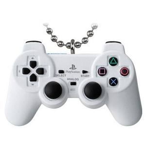 【8.アナログコントローラ (DUALSHOCK(TM)2) セラミック・ホワイト】PlayStation (TM)/ミニチュアチャーム付きビスケット ※ミニチュアチャームのみ