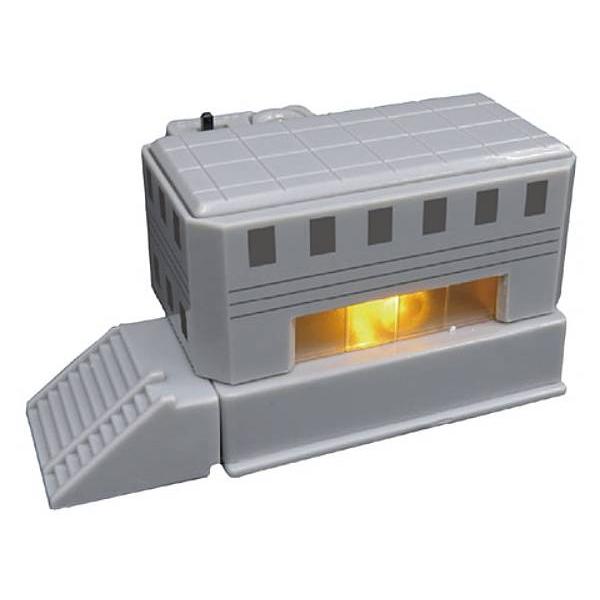 【5.ストラクチャー 駅ビル（単4電池別売り）】ミニモータートレインDX EF81北斗星 光る駅ビル...