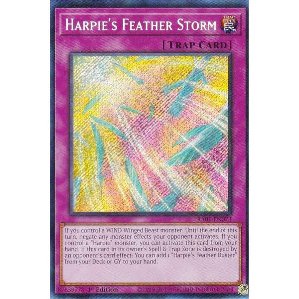 遊戯王 RA01-EN073 ハーピィの羽根吹雪 Harpie&apos;s Feather Storm (英...