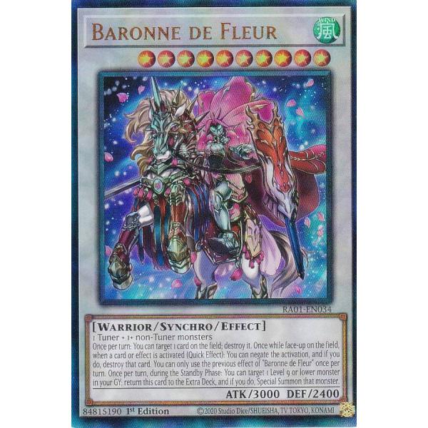 遊戯王 RA01-EN034 フルール・ド・バロネス Baronne de Fleur (英語版 1...