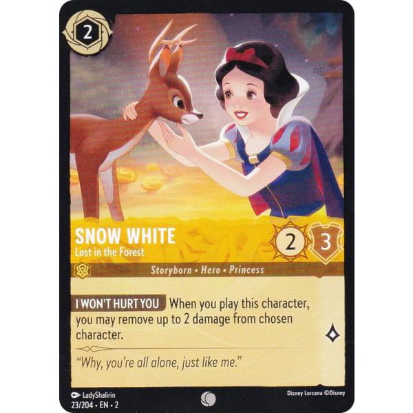 ディズニー ロルカナ 23/204・EN・２ Snow White - Lost in the Fo...