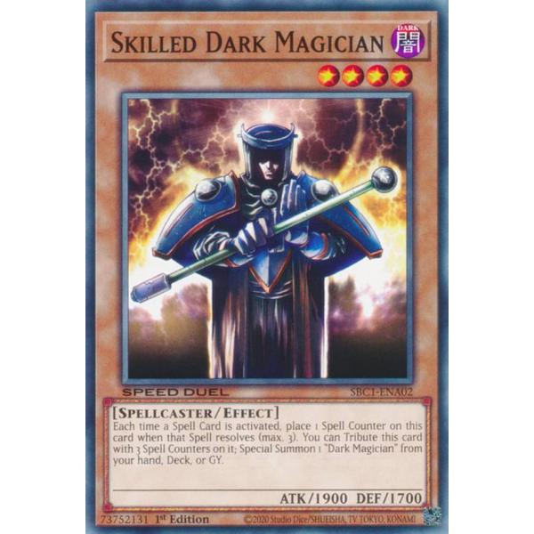 遊戯王 SBC1-ENA02 熟練の黒魔術師 Skilled Dark Magician (英語版 ...