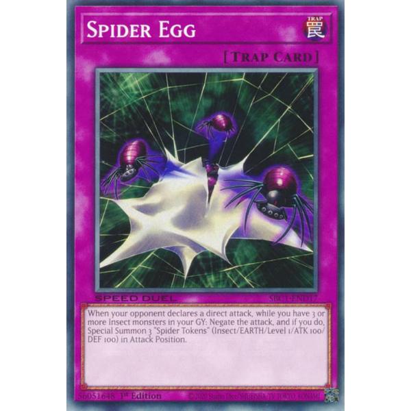 遊戯王 SBC1-END17 スパイダー・エッグ Spider Egg (英語版 1st Editi...