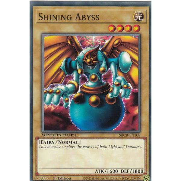 遊戯王 SBCB-EN108 シャイン・アビス Shining Abyss (英語版 1st Edi...