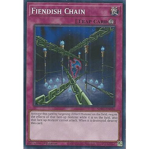 遊戯王 SDFC-EN036 デモンズ・チェーン Fiendish Chain (英語版 1st E...