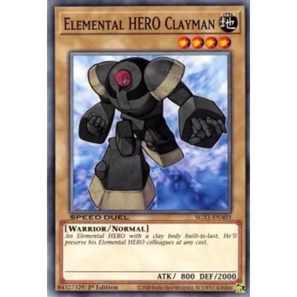 遊戯王 SGX1-ENA03 Ｅ・ＨＥＲＯ クレイマン Elemental HERO Clayman...