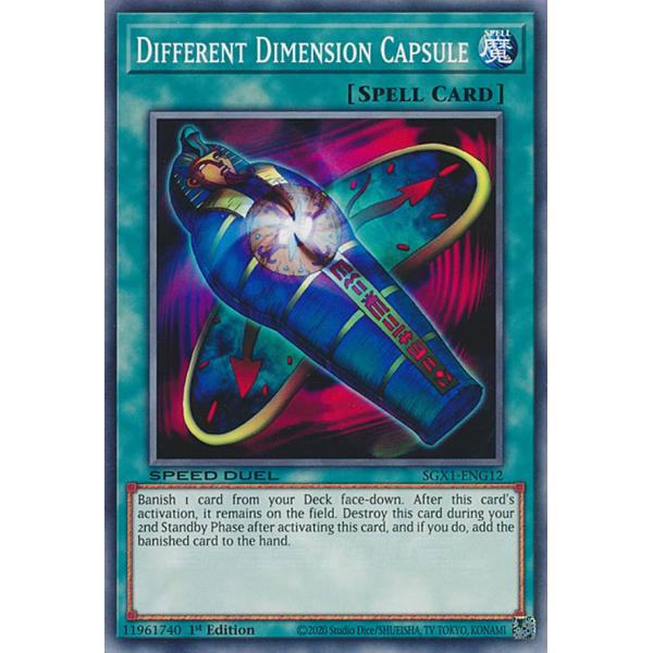遊戯王 SGX1-ENG12 タイムカプセル Different Dimension Capsule...