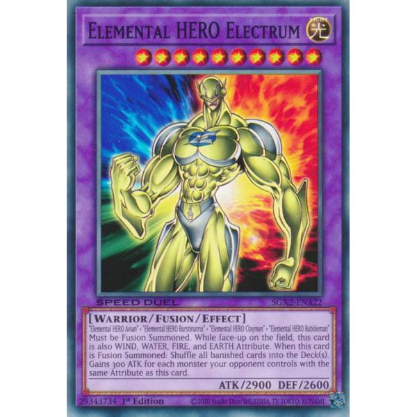 遊戯王 SGX2-ENA22 Ｅ・ＨＥＲＯ エリクシーラー Elemental HERO Elect...