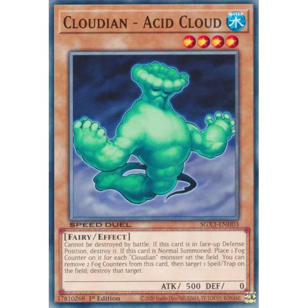 遊戯王 SGX3-ENH03 雲魔物−アシッド・クラウド Cloudian - Acid Cloud...
