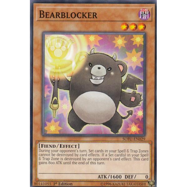 【Unlimited】遊戯王 SOFU-EN029 クマモール Bearblocker (英語版 u...