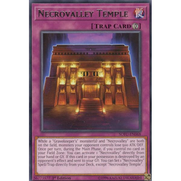 【Unlimited】遊戯王 SOFU-EN068 ネクロバレーの神殿 Necrovalley Te...