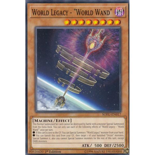 遊戯王 SOFU-EN017 星遺物-『星杖』 World Legacy - World Wand&quot;...