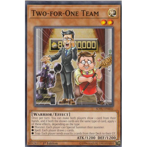 遊戯王 SOFU-EN032 通販売員 Two-for-One Team (英語版 1st Edit...