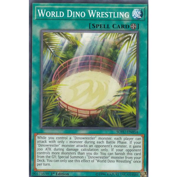 遊戯王 SOFU-EN054 ワールド・ダイナ・レスリング World Dino Wrestling...