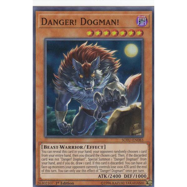 遊戯王 SOFU-EN083 Danger! Dogman! (英語版 1st Edition スー...