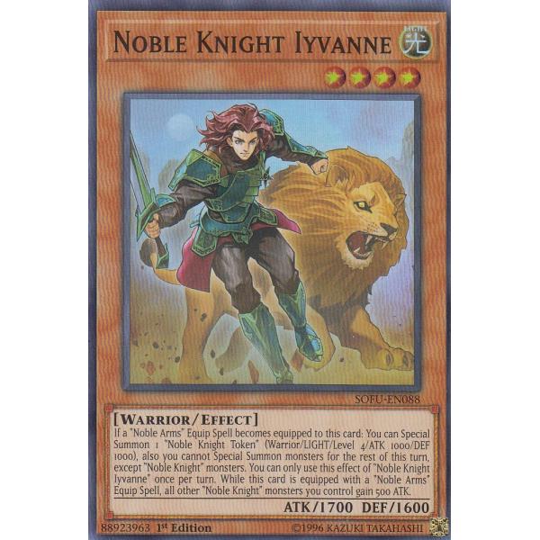 遊戯王 SOFU-EN088 Noble Knight Iyvanne (英語版 1st Editi...