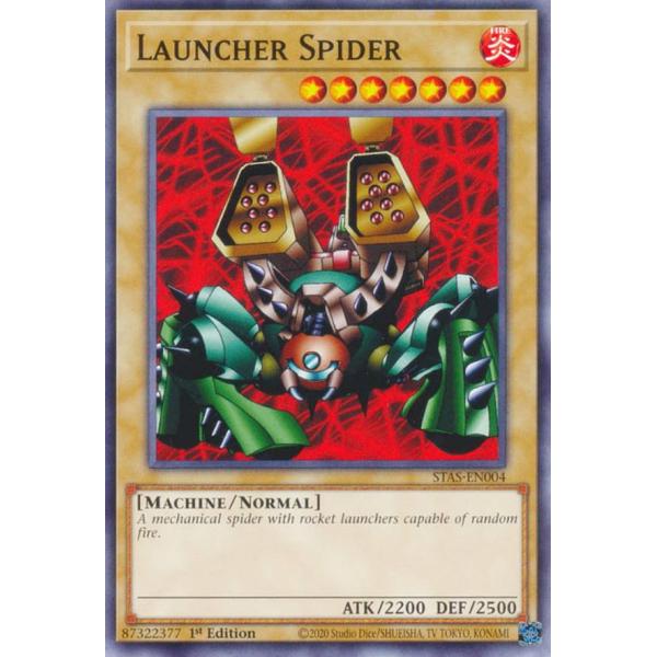 遊戯王 STAS-EN004 ＴＭ−１ランチャースパイダー Launcher Spider (英語版...