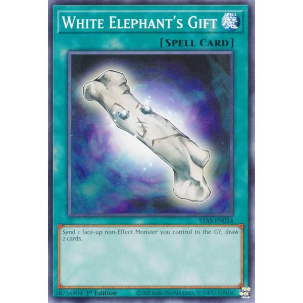 遊戯王 STAS-EN034 馬の骨の対価 White Elephant&apos;s Gift (英語版 1...