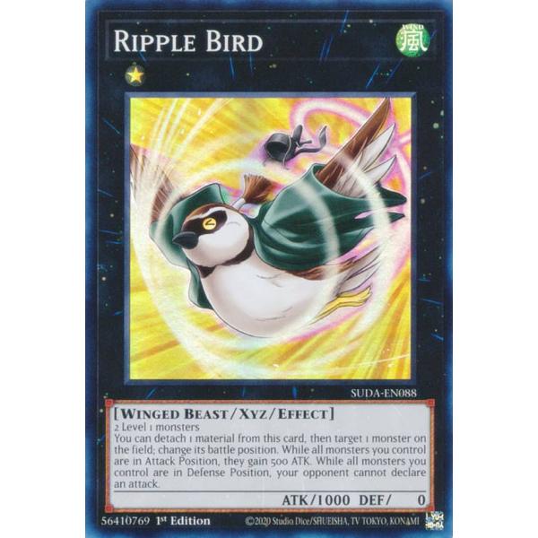 遊戯王 SUDA-EN088 Ripple Bird (英語版 1st Edition スーパーレア...