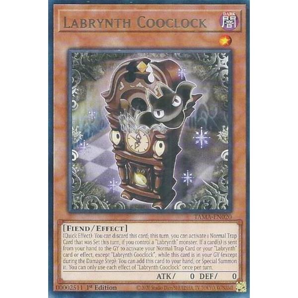遊戯王 TAMA-EN020 白銀の城の狂時計 Labrynth Cooclock (英語版 1st...