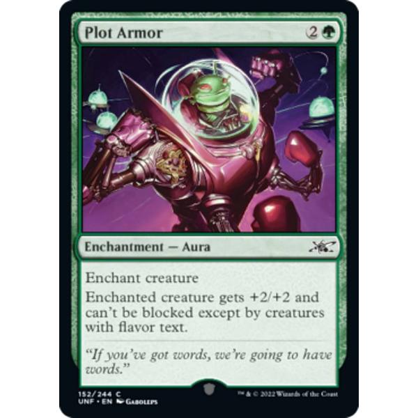 マジックザギャザリング UNF EN 152 Plot Armor (英語版 コモン) UNFINI...