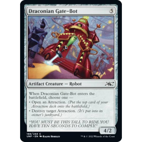 マジックザギャザリング UNF EN 188 Draconian Gate-Bot (英語版 コモン...