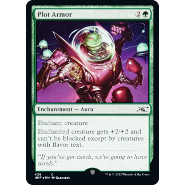 【ギャラクシー・FOIL】マジックザギャザリング UNF EN 438 Plot Armor (英語...