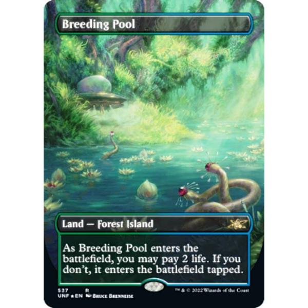【ギャラクシー・FOIL】マジックザギャザリング UNF EN 537 Breeding Pool ...