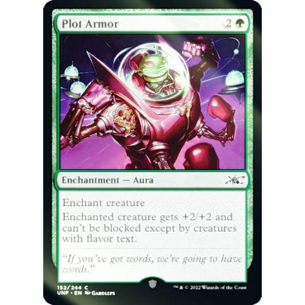 【FOIL】マジックザギャザリング UNF EN 152 Plot Armor (英語版 コモン) ...