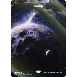 MTG □土地/英語版□ 《平地/Plains》☆ギャラクシーFOIL☆ Unfinity