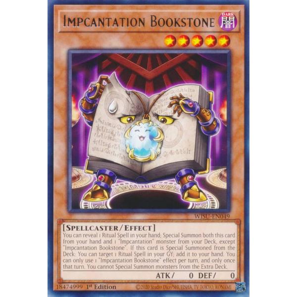 遊戯王 WISU-EN049 魔神儀−ブックストーン Impcantation Bookstone ...