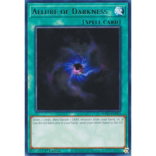 遊戯王 WISU-EN054 闇の誘惑 Allure of Darkness (英語版 1st Ed...