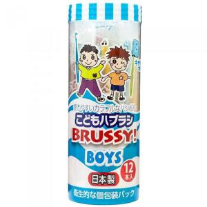 BM31 UFCサプライ ブラッシー こどもハブラシ BOYS 12本入り 6色 歯ブラシ｜lead