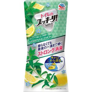 LE06 アース製薬 トイレのスッキーリ 消臭芳香剤 ヴァーベナ＆レモンの香り 400ml