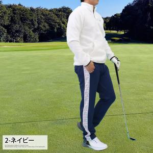 ゴルフパンツ メンズ ゴルフウェア 暖かい 裏...の詳細画像4
