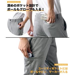 ゴルフパンツ メンズ ゴルフウェア サイドサブ...の詳細画像2
