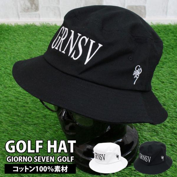 ハット ゴルフウェア 帽子 メンズ GIORNO SEVEN ジョルノセブン ゴルフ バケットハット...