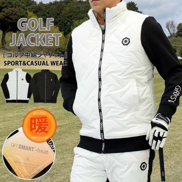 ゴルフ 中綿ジャケット メンズ ゴルフウェア GIORNO SEVEN ジョルノセブン 中綿 アウタ...