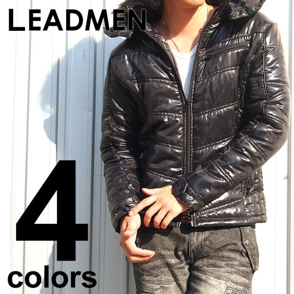 中綿ジャケット メンズ ブルゾン Vキルティング ファー お兄系 ジャケット アウター 上着 メンズ...