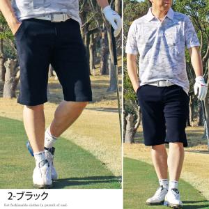 ゴルフパンツ メンズ ハーフパンツ ショートパ...の詳細画像4