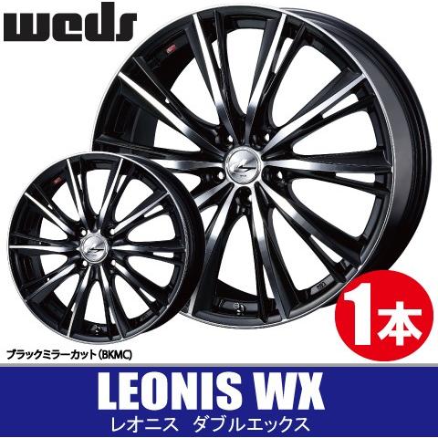 納期確認要 1本価格 WEDS LEONIS WX BKMC 18inch 5H114.3 8J+4...