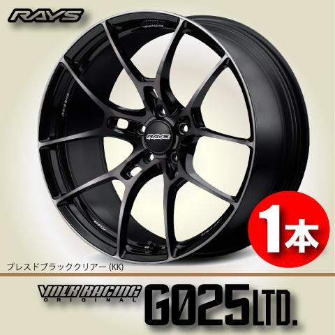 納期確認必須 1本価格 レイズ ボルクレーシング G025 LTD. KKカラー 18inch 5H...