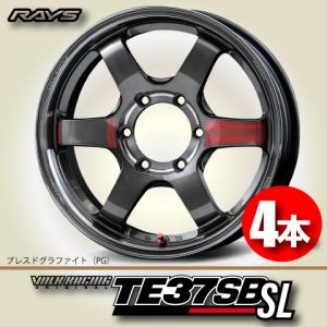 納期確認必須 4本価格 レイズ ボルクレーシング TE37SB SL PGカラー 18inch 6H139.7 8.5J+22 RAYS VOLK RACING｜leadone-shop