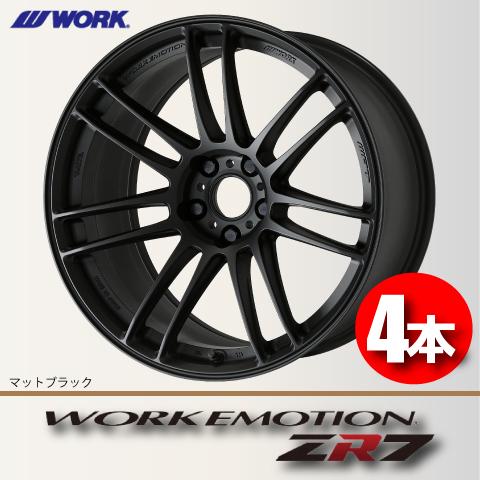 納期確認必須 4本価格 WORK EMOTION ZR7 MBLカラー 17inch 5H114.3...