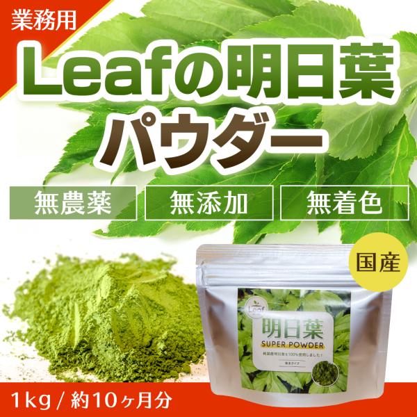 純国産明日葉 アシタバパウダー1kg 粉末タイプ 青汁 国産 大容量 業務用 ダイエット スッキリ