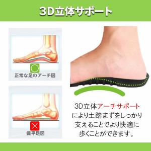 インソール 足底腱膜炎 足底筋膜炎 中敷き ス...の詳細画像5